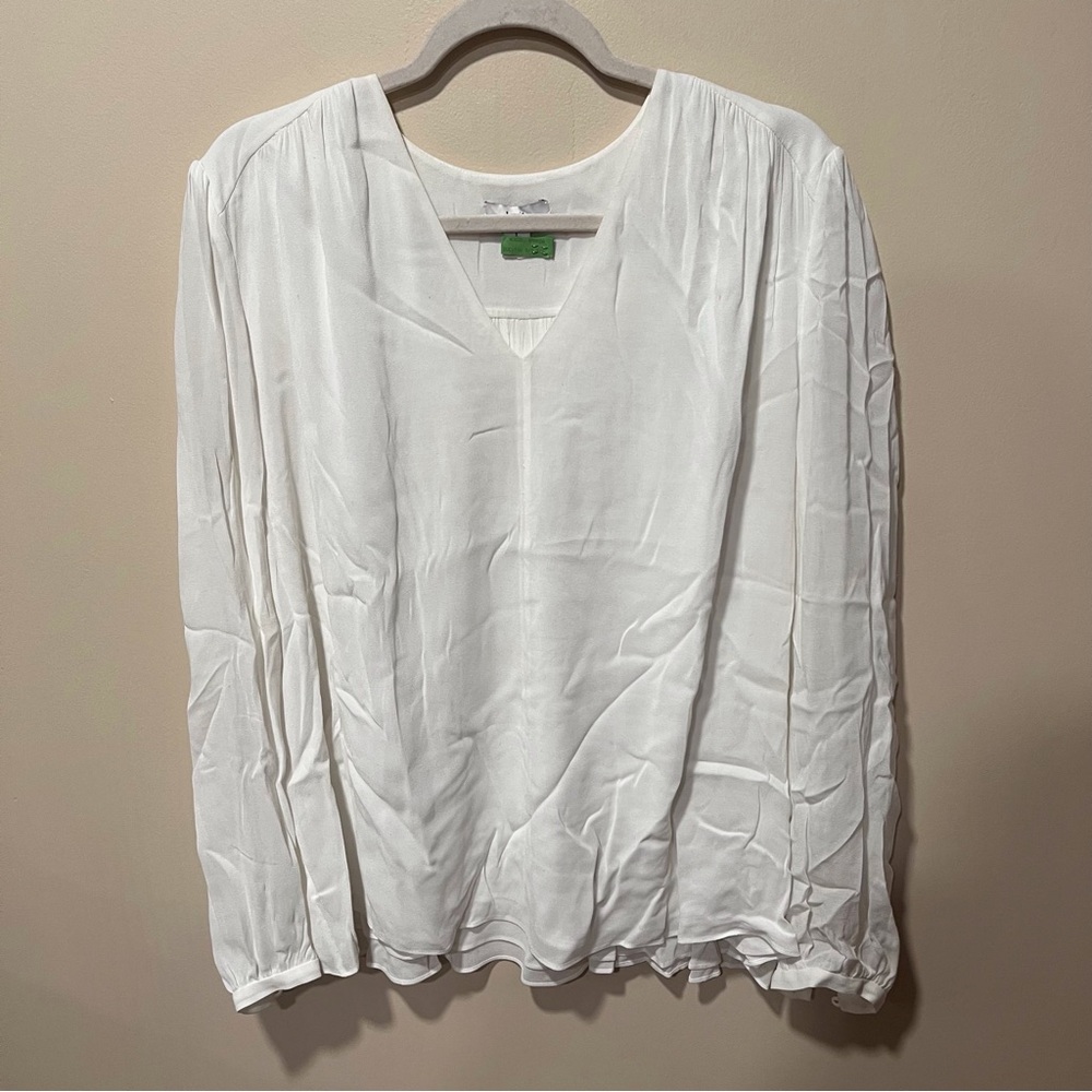 Lewit white blouse top